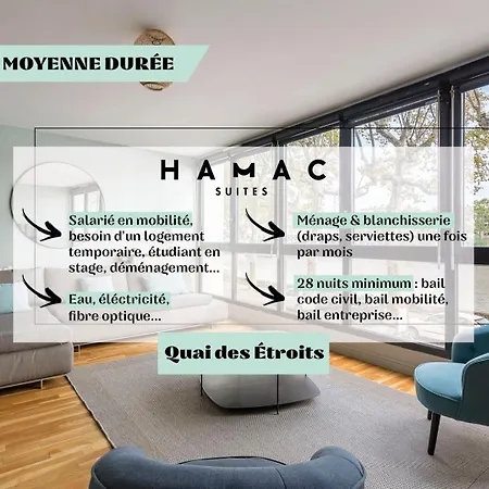 Hamac Suites - Quai Des Etroits - Vue Sur Saone Λυών
